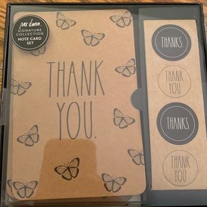 Rae Dunn Thank You stationary